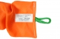 Preview: XXL Elastik Seil für Bungee-Run 3,3m orange (bis ca. 200 kg)