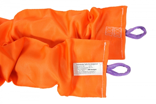 XL Elastik Seil für Bungee-Run 3,3m orange (bis ca. 150 kg)