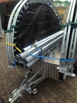 Preview: 4 person Bungee trampolin system 4,95m (mobile) Preview: 4 person Bungee trampolin system 4,95m (mobile)