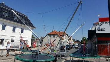 Preview: 4 person Bungee trampolin system 4,95m (mobile) Preview: 4 person Bungee trampolin system 4,95m (mobile)